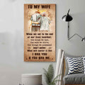 (X1) TO MY WIFE-I HAD YOU AND YOU HAD ME-Carl & Ellie-UP - CANVAS POSTER