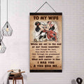 (X1) TO MY WIFE-I HAD YOU AND YOU HAD ME-Carl & Ellie-UP - CANVAS POSTER