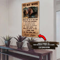 (X1) TO MY WIFE-I HAD YOU AND YOU HAD ME-Carl & Ellie-UP - CANVAS POSTER