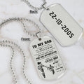 G2 - To My Dad - Son- Dog Tag - Dragon Ball - Viking - Father's day