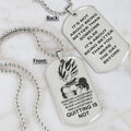 QT2 Dog Tag- Quitting Is Not- Dragon ball - Goku Vegeta- Soldier - Naruto - Engraved Dog Necklace All Style