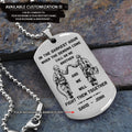 Call on me Brother- Samurai- Soldier - Engraved Dog Tag All Style