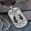 Call on me Brother - Brother Forever  - Soldier -Spartan - Biker - Viking -Engraved Dog Tag Two side All Style