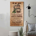 (X9) TO MY WIFE-I HAD YOU AND YOU HAD ME-Carl & Ellie-UP - CANVAS POSTER