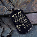 G2 - To My Dad - Son- Dog Tag - Dragon Ball - Viking - Father's day