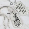 QT2 Dog Tag- Quitting Is Not- Dragon ball - Goku Vegeta- Soldier - Naruto - Engraved Dog Necklace All Style