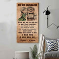 (X6) TO MY HUSBAND-I HAD YOU AND YOU HAD ME-Carl & Ellie-UP - CANVAS POSTER