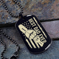 TM11 Best Dad Ever- Dog Tag - Hand - Engraved Dog Tag All Style