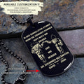 BR16 German Call on me Brother- Dragon ball - Goku Vegeta- Soldier - Naruto - Engraved Dog Tag All Style