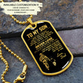 TM5 Call on me Brother - Dragon ball Goku Vegeta - Soldier - Engraved Dog Tag 18K Dog Tag Necklace gold all style