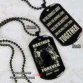 Call on me Brother - Brother Forever - Dragon ball Goku Vegeta - Soldier -Engraved Dog Tag Two Side