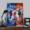 (CV24) CALL ON ME BROTHER- DRAGON BALL - GOKU VEGETA- SOLDIER - NARUTO - CANVAS POSTER ALL STYLE