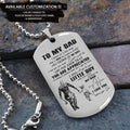 G2 - To My Dad - Son- Dog Tag - Dragon Ball - Viking - Father's day