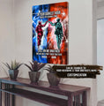 (CV24) CALL ON ME BROTHER- DRAGON BALL - GOKU VEGETA- SOLDIER - NARUTO - CANVAS POSTER ALL STYLE