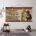 (CV34) TO MY DAD- SON- DRAGON BALL - VEGETA - YOU ARE MY SUNSHINE - CANVAS POSTER