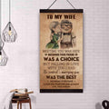 (X9) TO MY WIFE-I HAD YOU AND YOU HAD ME-Carl & Ellie-UP - CANVAS POSTER