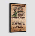 (X6) TO MY HUSBAND-I HAD YOU AND YOU HAD ME-Carl & Ellie-UP - CANVAS POSTER