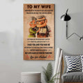 (X4) TO MY WIFE-I HAD YOU AND YOU HAD ME-Carl & Ellie-UP - CANVAS POSTER