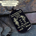 Call on me Brother - Brother Forever  - Soldier -Spartan - Biker - Viking -Engraved Dog Tag Two side All Style