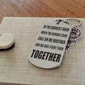 Call on me Brother - Brother Forever - Dragon ball Goku Vegeta - Soldier -Engraved Dog Tag Two Side