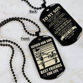 TM4 - To My Son- Dog Tag Two Side- Dragon Ball - Viking