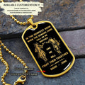 SD Call on me Brother Engraved Dog Tag 18K gold all style