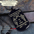 BR16 German Call on me Brother- Dragon ball - Goku Vegeta- Soldier - Naruto - Engraved Dog Tag All Style