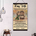 (X4) TO MY WIFE-I HAD YOU AND YOU HAD ME-Carl & Ellie-UP - CANVAS POSTER