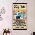 (X4) TO MY WIFE-I HAD YOU AND YOU HAD ME-Carl & Ellie-UP - CANVAS POSTER