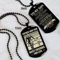 TM4 - To My Son- Dog Tag Two Side- Dragon Ball - Viking