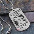 SD Call on me Brother Engraved Dog Tag