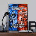 (B2) CALL ON ME BROTHER- DRAGON BALL - GOKU VEGETA- SOLDIER - NARUTO - CANVAS POSTER ALL STYLE