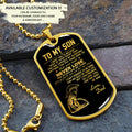 TM5 Call on me Brother - Dragon ball Goku Vegeta - Soldier - Engraved Dog Tag 18K Dog Tag Necklace gold all style