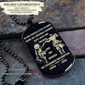 BR16 German Call on me Brother- Dragon ball - Goku Vegeta- Soldier - Naruto - Engraved Dog Tag All Style