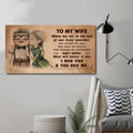 (X7) TO MY WIFE-I HAD YOU-Carl & Ellie-UP - CANVAS POSTER