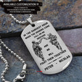 Call on me Brother - Brother Forever  - Soldier -Spartan - Biker - Viking -Engraved Dog Tag Two side All Style