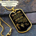 TM5 Call on me Brother - Dragon ball Goku Vegeta - Soldier - Engraved Dog Tag 18K Dog Tag Necklace gold all style