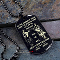 Call on me Brother- Samurai- Soldier - Engraved Dog Tag All Style