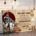 (CV26)  - English - To My Son Poster - Canvas - Your Way Back Home