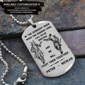 Call on me Brother - Brother Forever  - Soldier -Spartan - Biker - Viking -Engraved Dog Tag Two side All Style