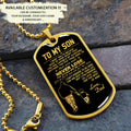 TM5 Call on me Brother - Dragon ball Goku Vegeta - Soldier - Engraved Dog Tag 18K Dog Tag Necklace gold all style