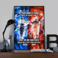 (B2) CALL ON ME BROTHER- DRAGON BALL - GOKU VEGETA- SOLDIER - NARUTO - CANVAS POSTER ALL STYLE