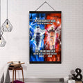 (B2) CALL ON ME BROTHER- DRAGON BALL - GOKU VEGETA- SOLDIER - NARUTO - CANVAS POSTER ALL STYLE