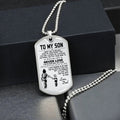 TM5 Call on me Brother - Dragon ball Goku Vegeta - Soldier - Engraved Dog Tag 18K Dog Tag Necklace gold all style