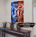 (B2) CALL ON ME BROTHER- DRAGON BALL - GOKU VEGETA- SOLDIER - NARUTO - CANVAS POSTER ALL STYLE