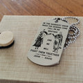 SD Call on me Brother - Brother Forever - Engraved Dog Tag Two Side