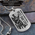 TM11 Best Dad Ever- Dog Tag - Hand - Engraved Dog Tag All Style