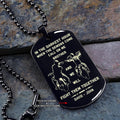 Call on me Brother - Brother Forever  - Soldier -Spartan - Biker - Viking -Engraved Dog Tag Two side All Style