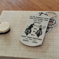 Call on me Brother- Samurai- Soldier - Engraved Dog Tag All Style