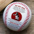 (BB54) - BAB049 - Dad To Son -Never Forget That I Love You - Baseball Ball